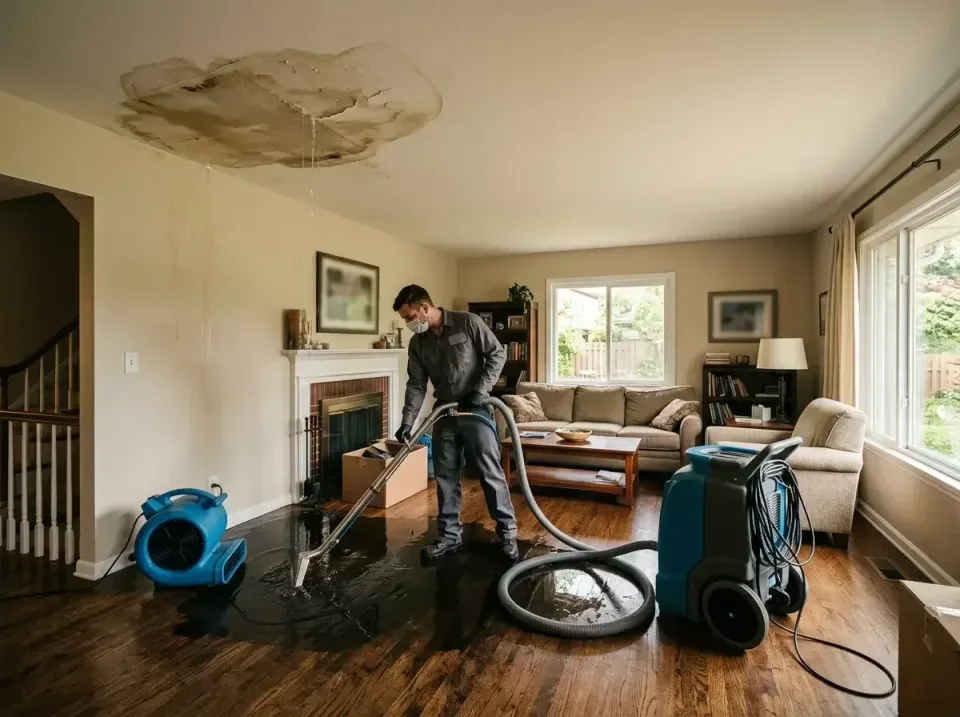 attic-pipe-burst-ceiling-drip-008 — frequently asked questions, Water Damage Restoration & Carpet Care in Blair, NE